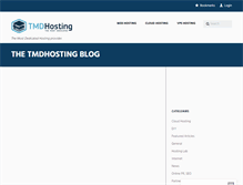 Tablet Screenshot of blog.tmdhosting.com